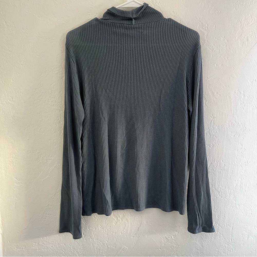 Reformation Ribbed Turtleneck Top XS